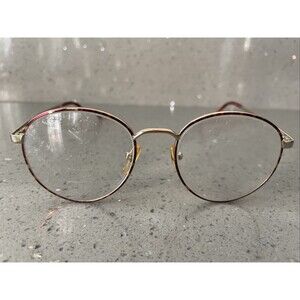 Titmus Round Eyeglasses Frames ONLY Gold Tortoise T108A DMB C105 Z87-2 52-19